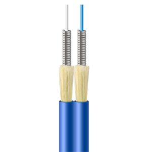 Câble à fibre optique blindé duplex intérieur (GJSFJBV)