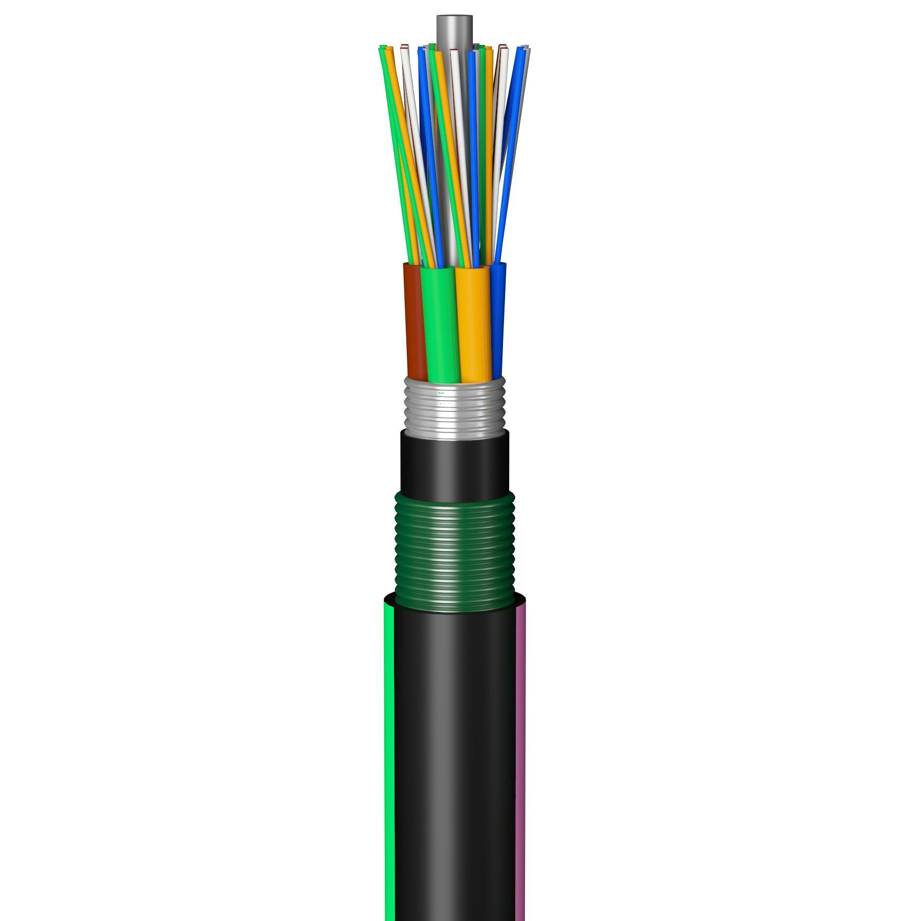 Câble à fibre optique extérieur
